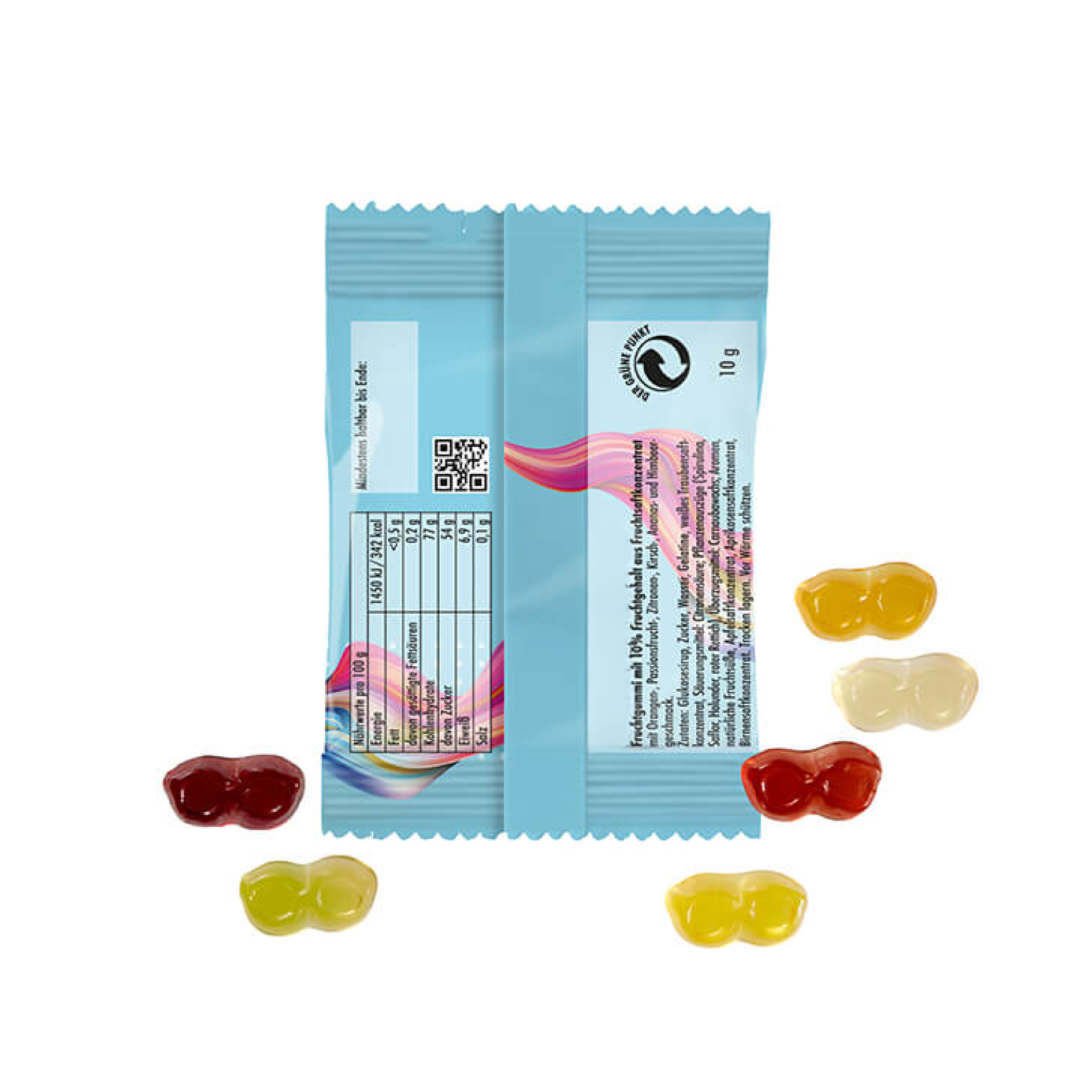 Fruchtgummi Brille 10 g