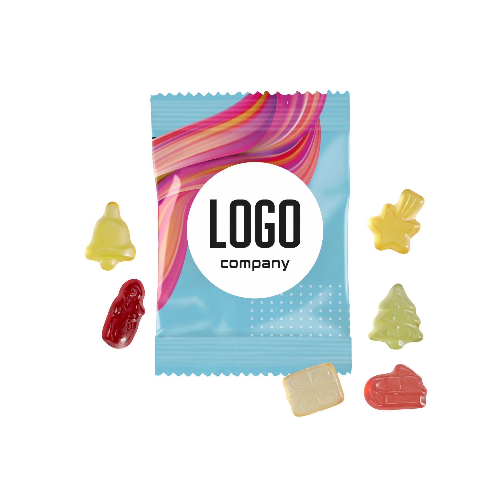 Fruchtgummi Weihnachtsmischung 10 g
