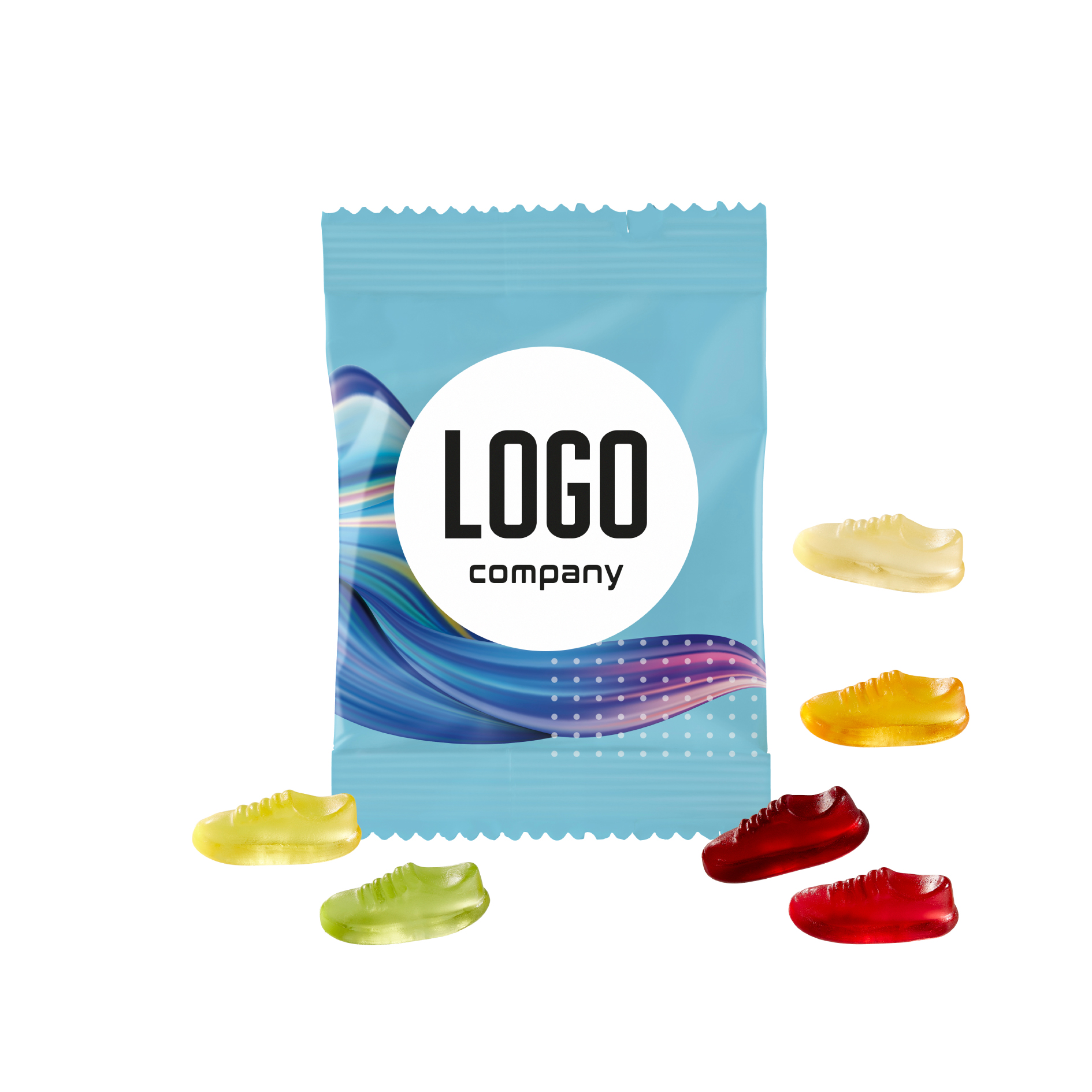 Fruchtgummi Joggingschuhe 10 g