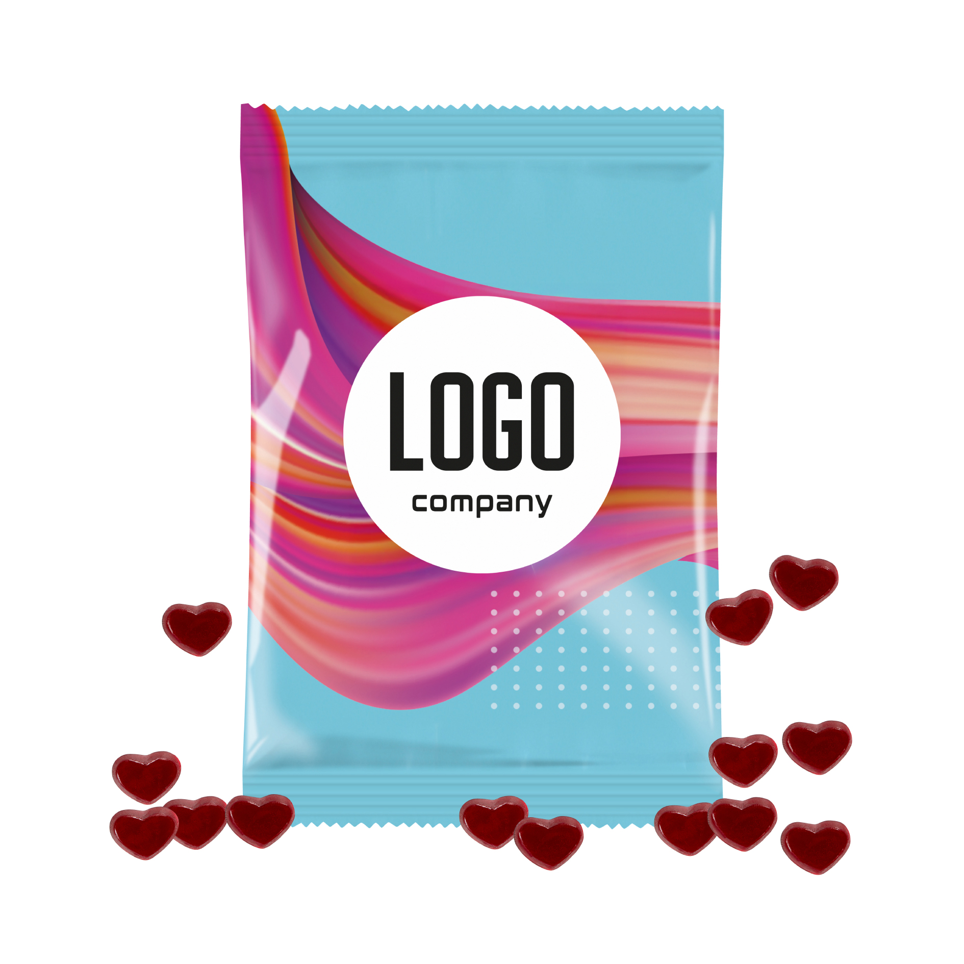 Fruchtgummi Herzen 100 g