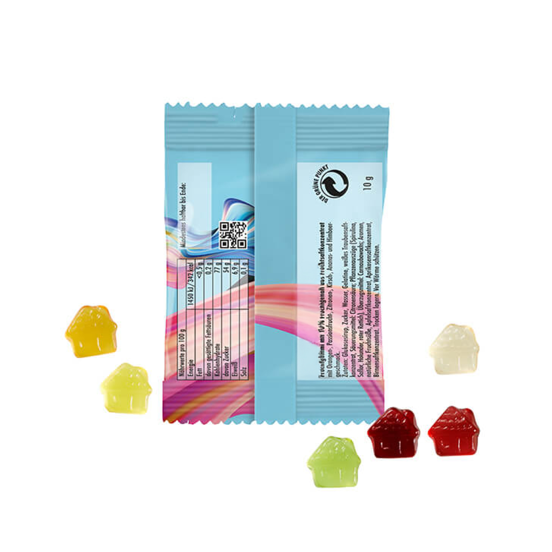 Fruchtgummi Haus 10 g