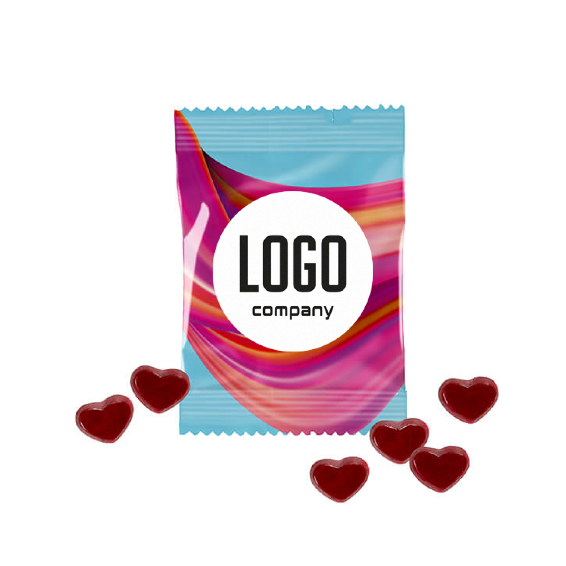 Fruchtgummi Herzen 10 g