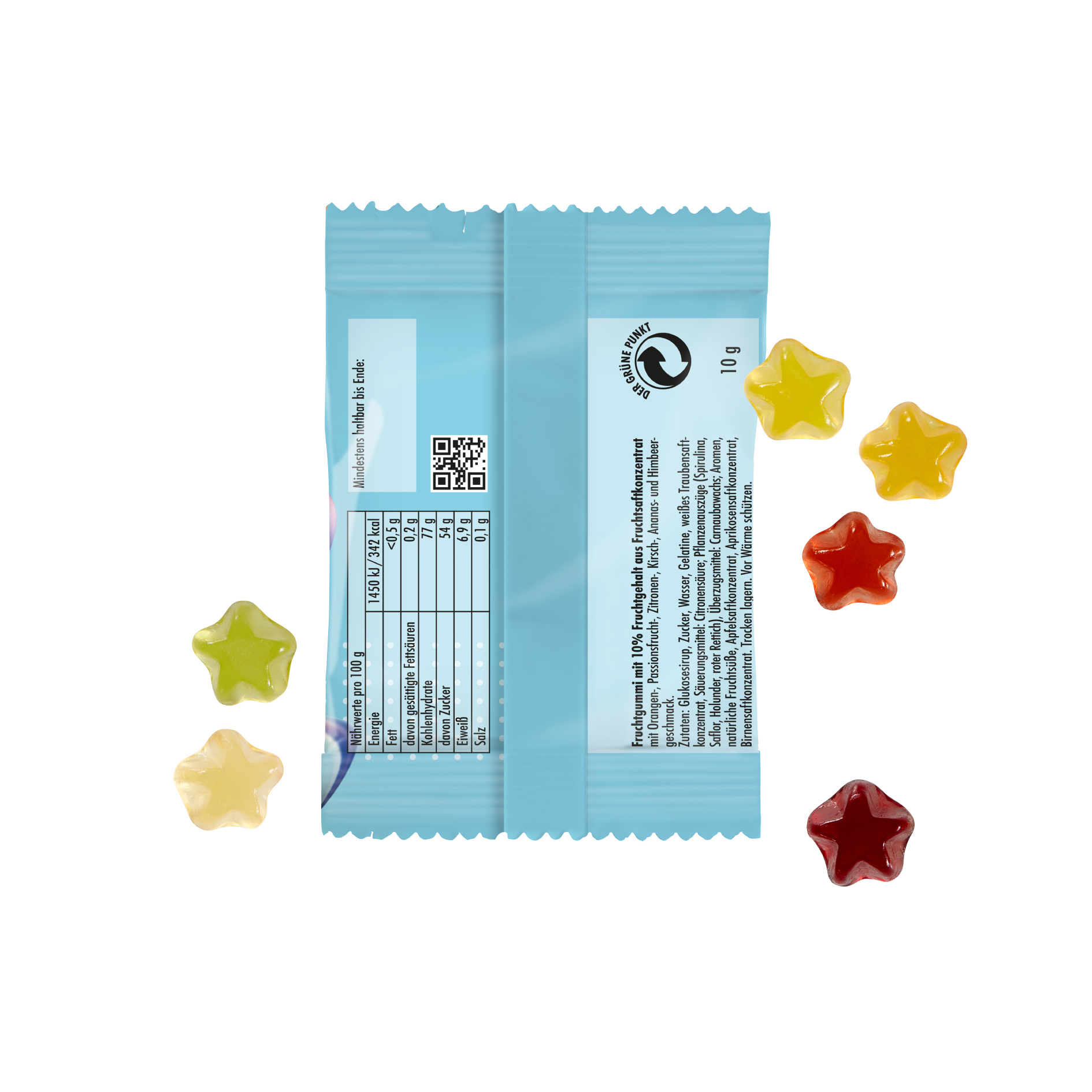 Fruchtgummi Sternchen 10 g